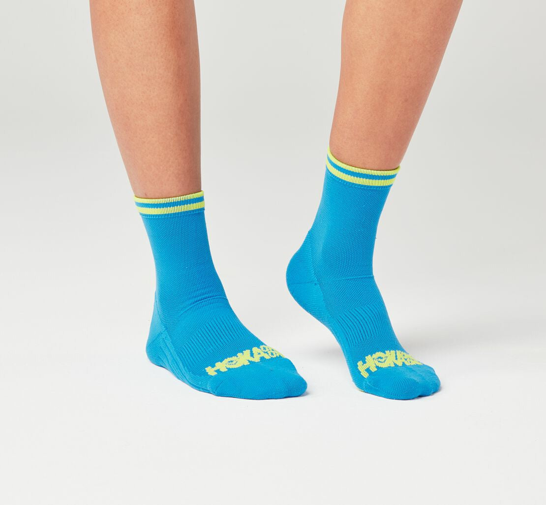 All Gender Performance Crew Sock Diva Blue / Citrus