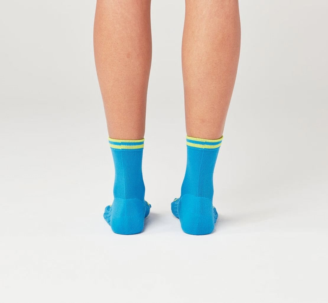 All Gender Performance Crew Sock Diva Blue / Citrus