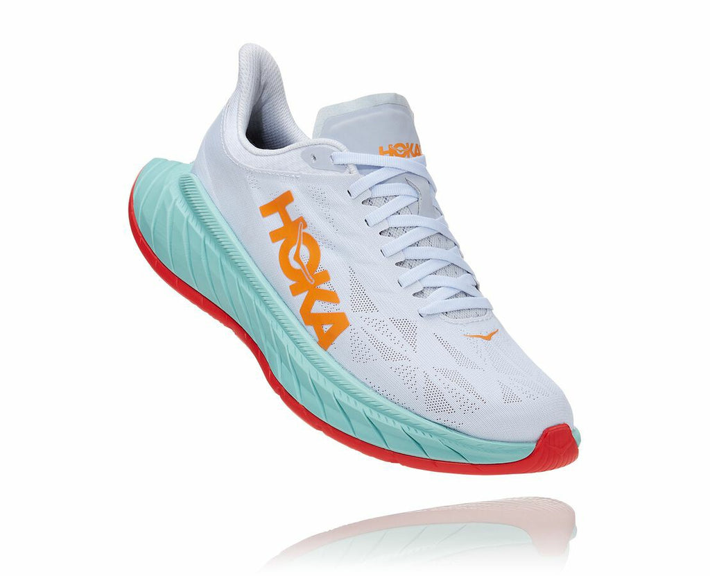 Men's Carbon X 2 White / Blazing Orange