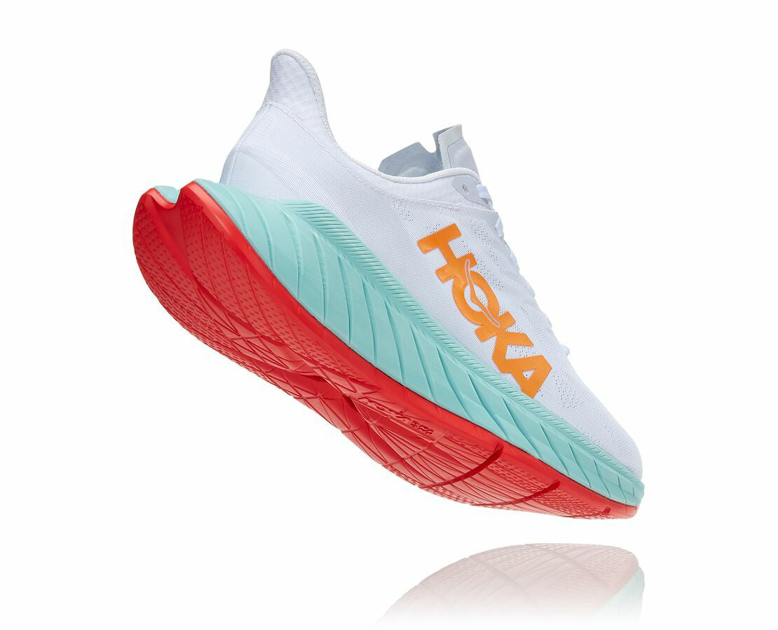 Men's Carbon X 2 White / Blazing Orange