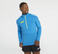 Men's 1/2 Zip Midlayer Diva Blue