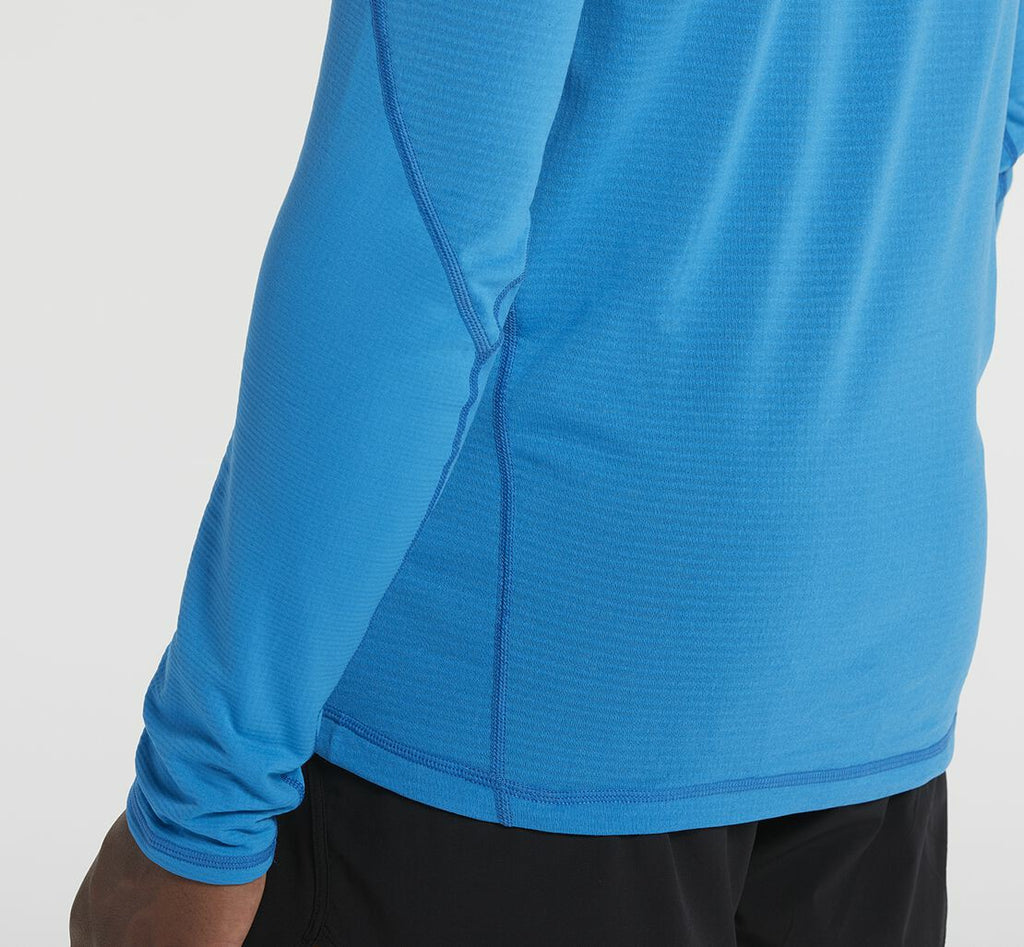 Men's 1/2 Zip Midlayer Diva Blue
