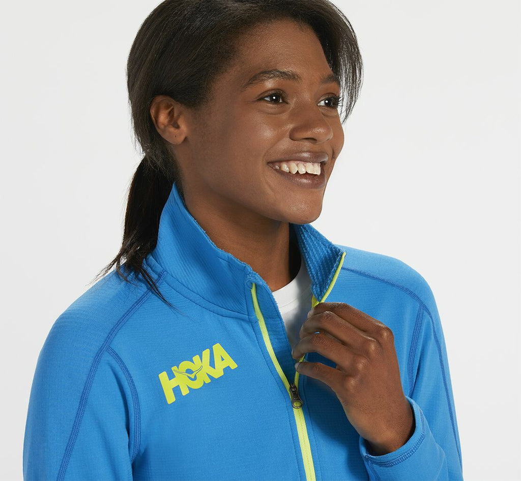 Women's 1/2 Zip Midlayer Diva Blue
