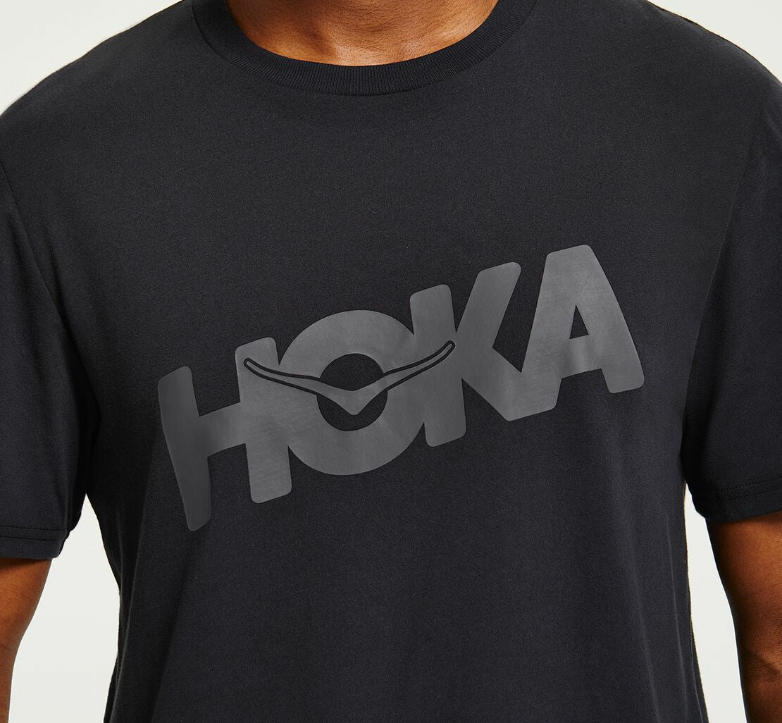 Men's Brand Tee Black / Castlerock