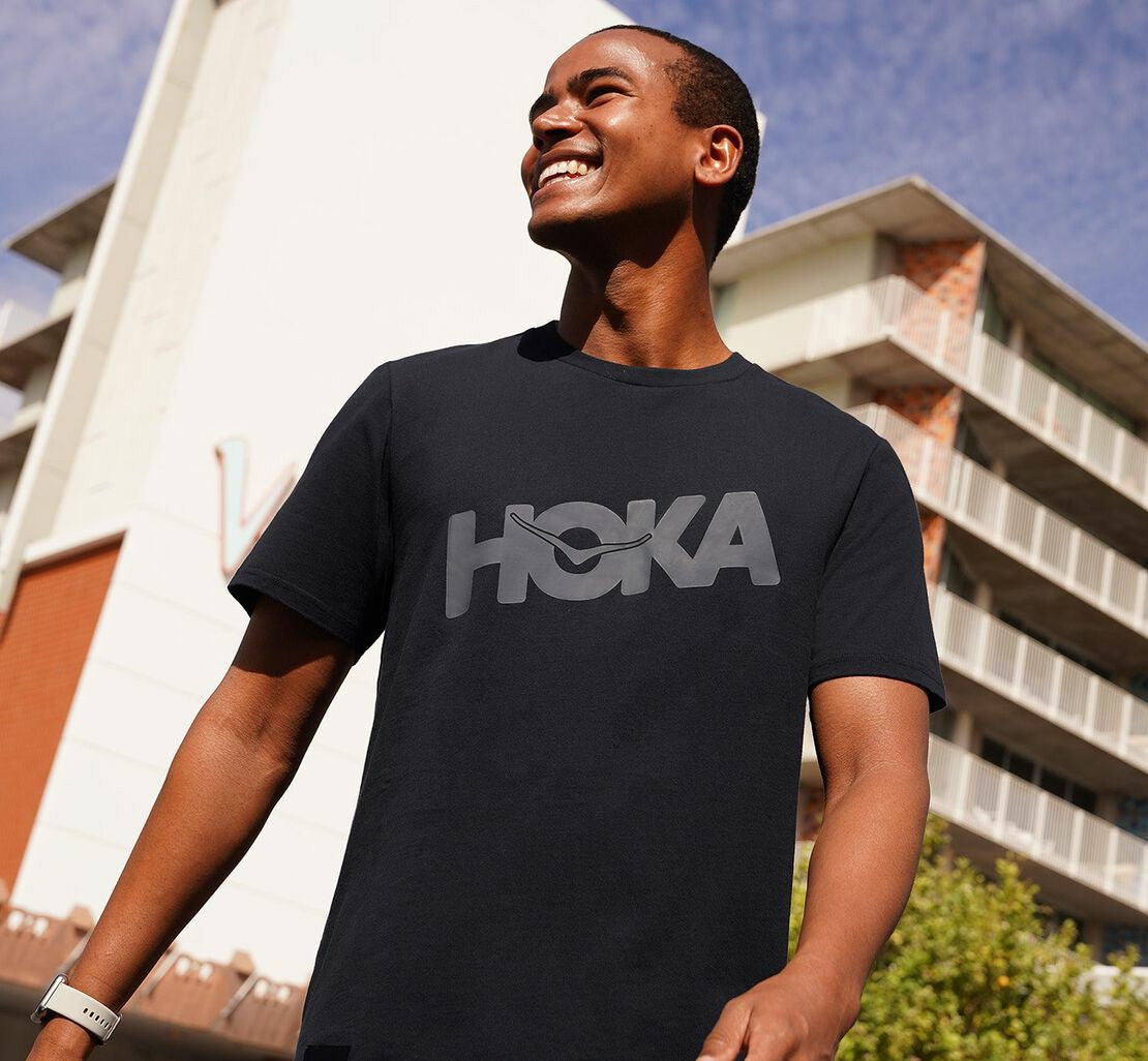 Men's Brand Tee Black / Castlerock