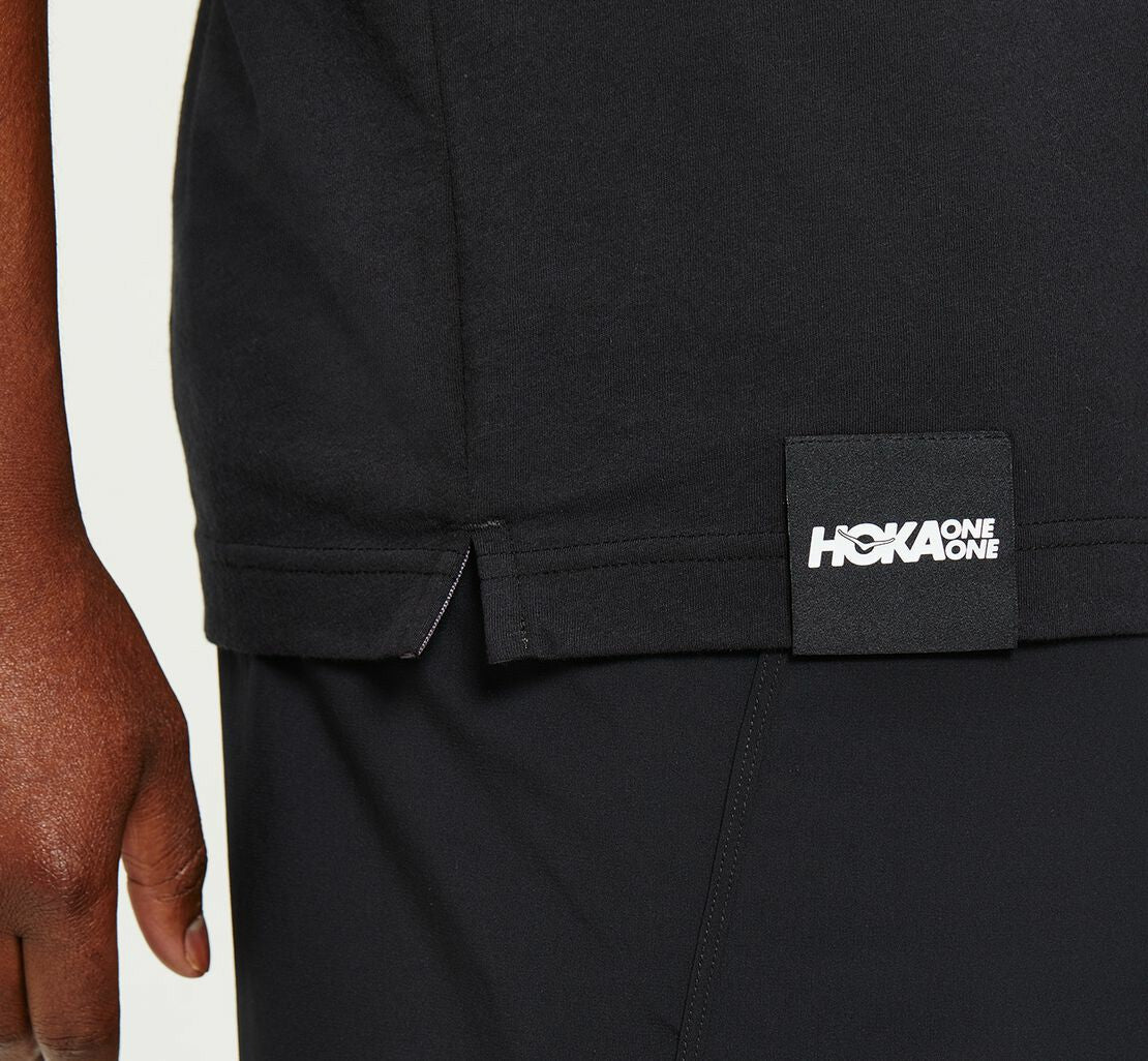 Men's Brand Tee Black / Castlerock