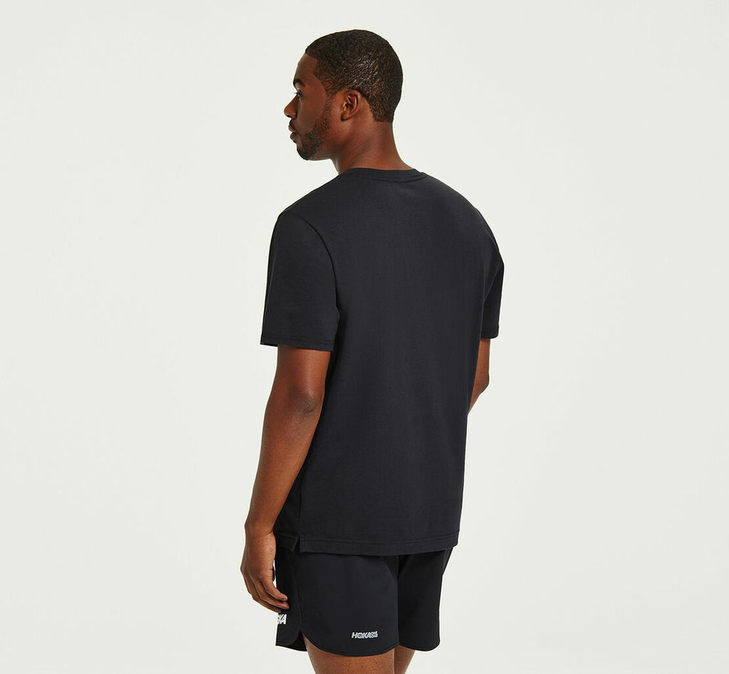 Men's Brand Tee Black / Castlerock