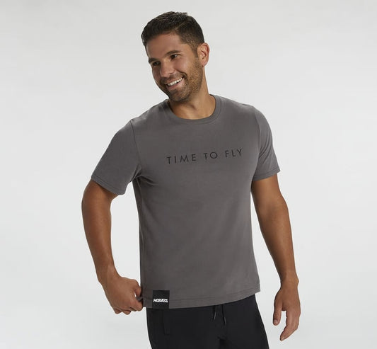 Men's Brand Tee Charcoal