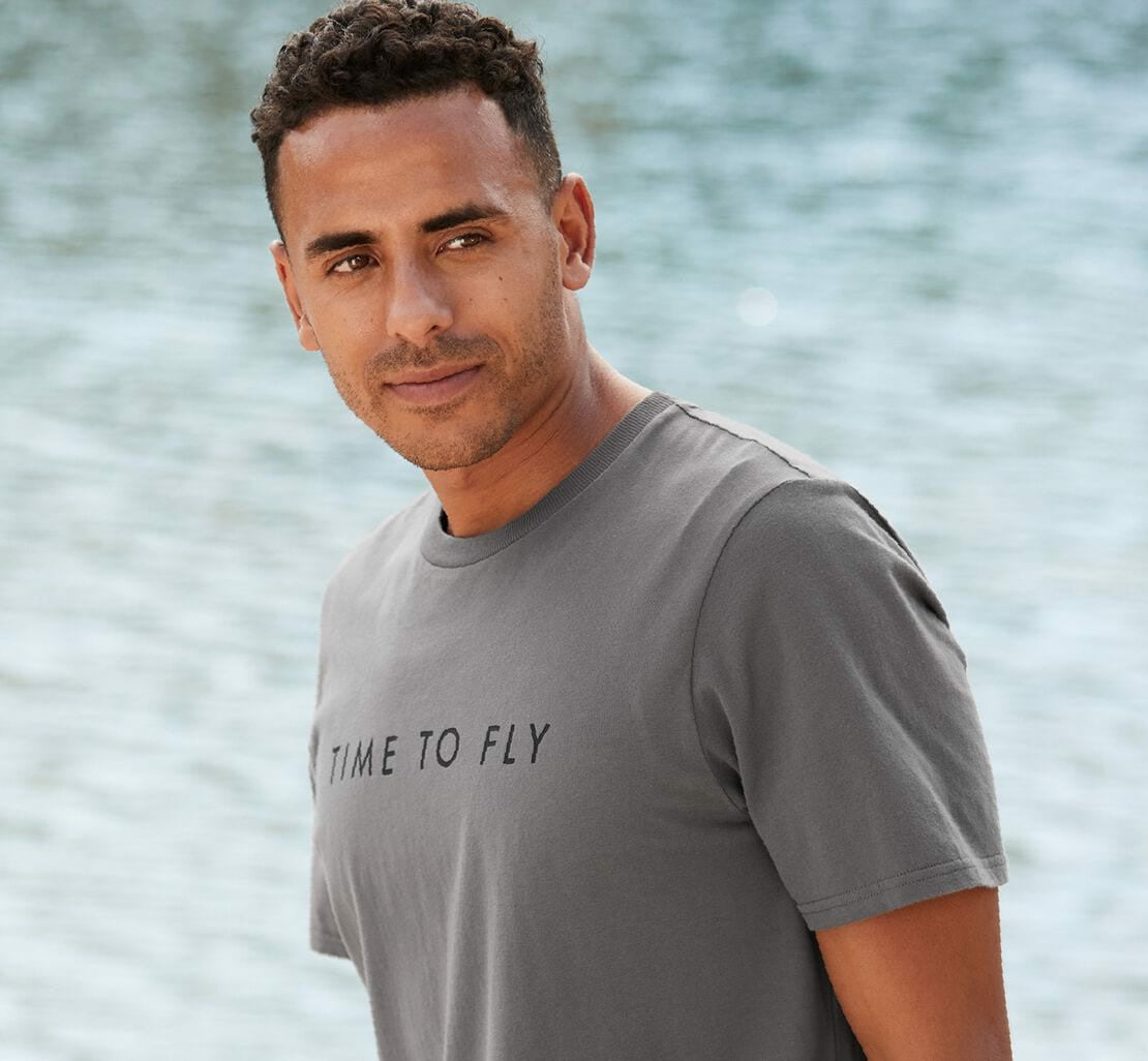 Men's Brand Tee Charcoal