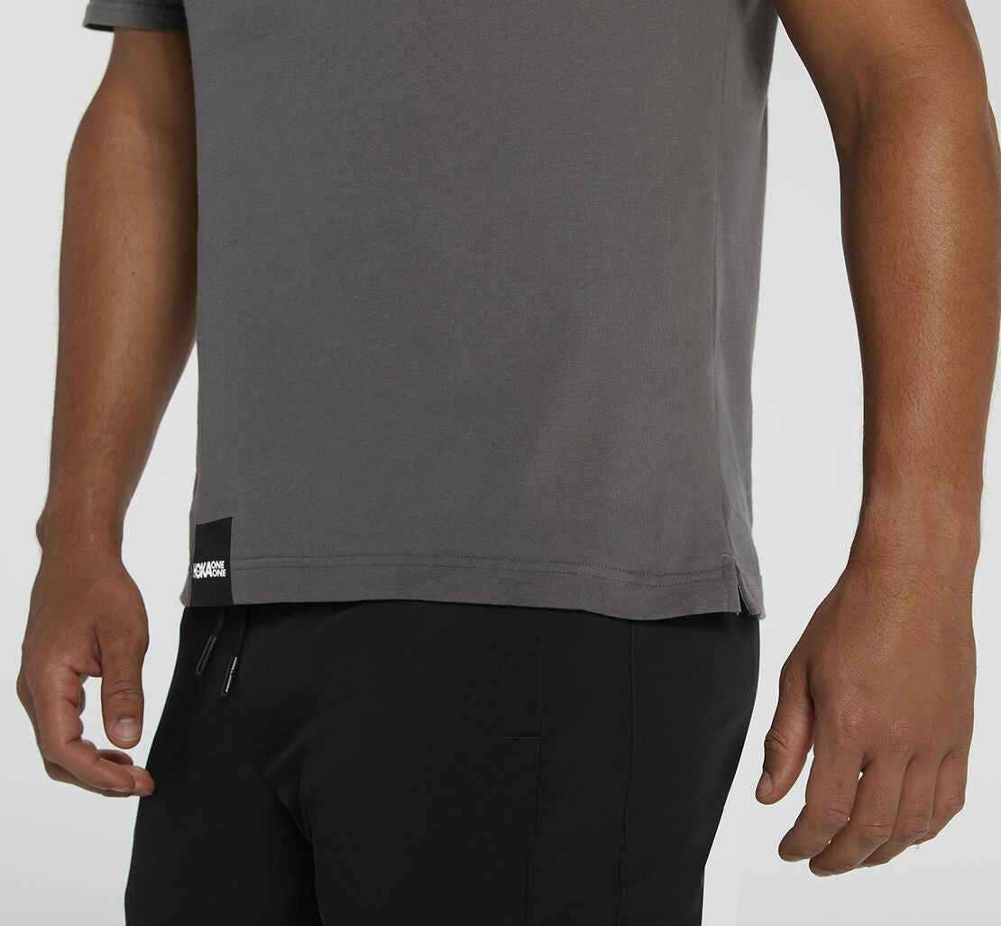Men's Brand Tee Charcoal
