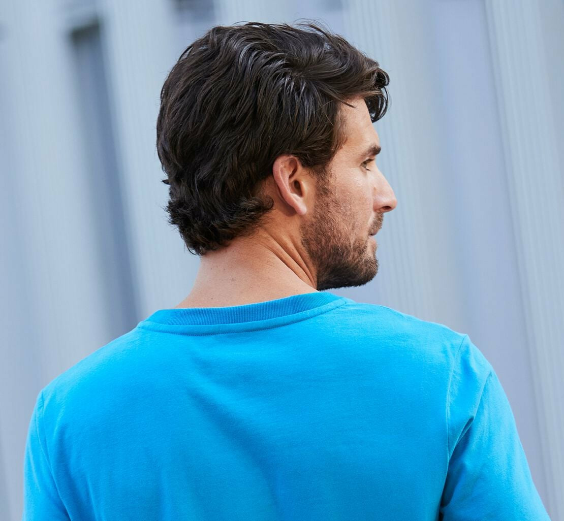 Men's Brand Tee Diva Blue