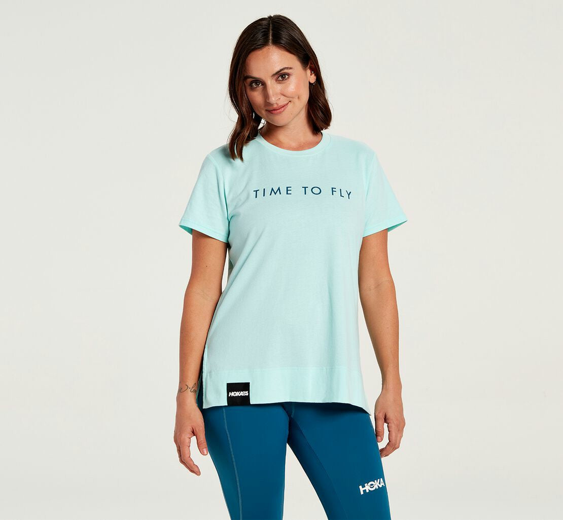 Women's Brand Tee Blue Tint