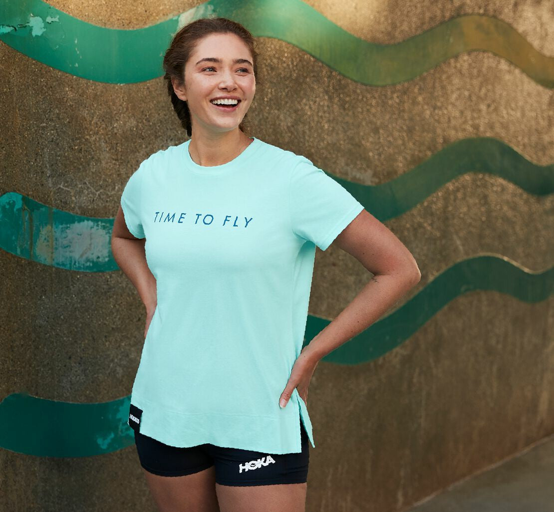 Women's Brand Tee Blue Tint