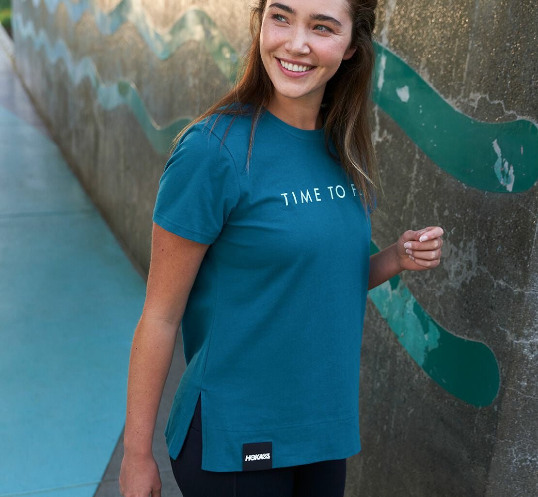 Women's Brand Tee Moroccan Blue