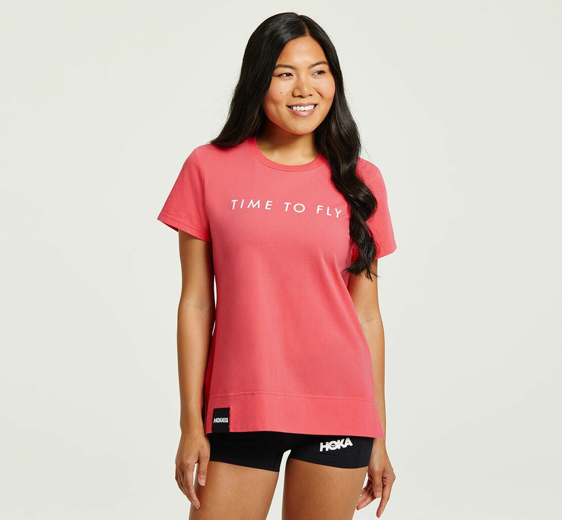 Women's Brand Tee Paradise Pink / White