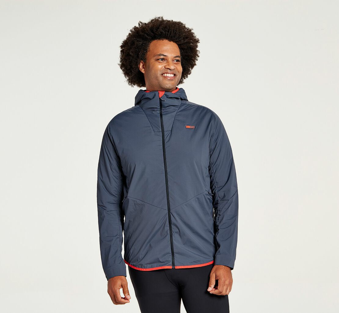 Men's Hybrid Run Jacket Ombre Blue