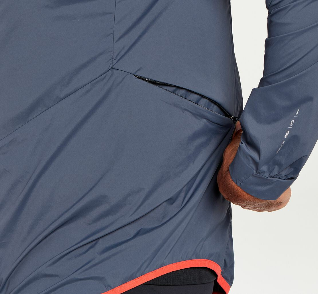 Men's Hybrid Run Jacket Ombre Blue