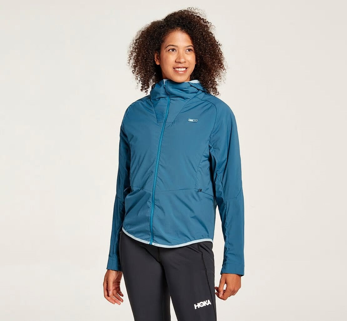 Women's Hybrid Run Jacket Moroccan Blue