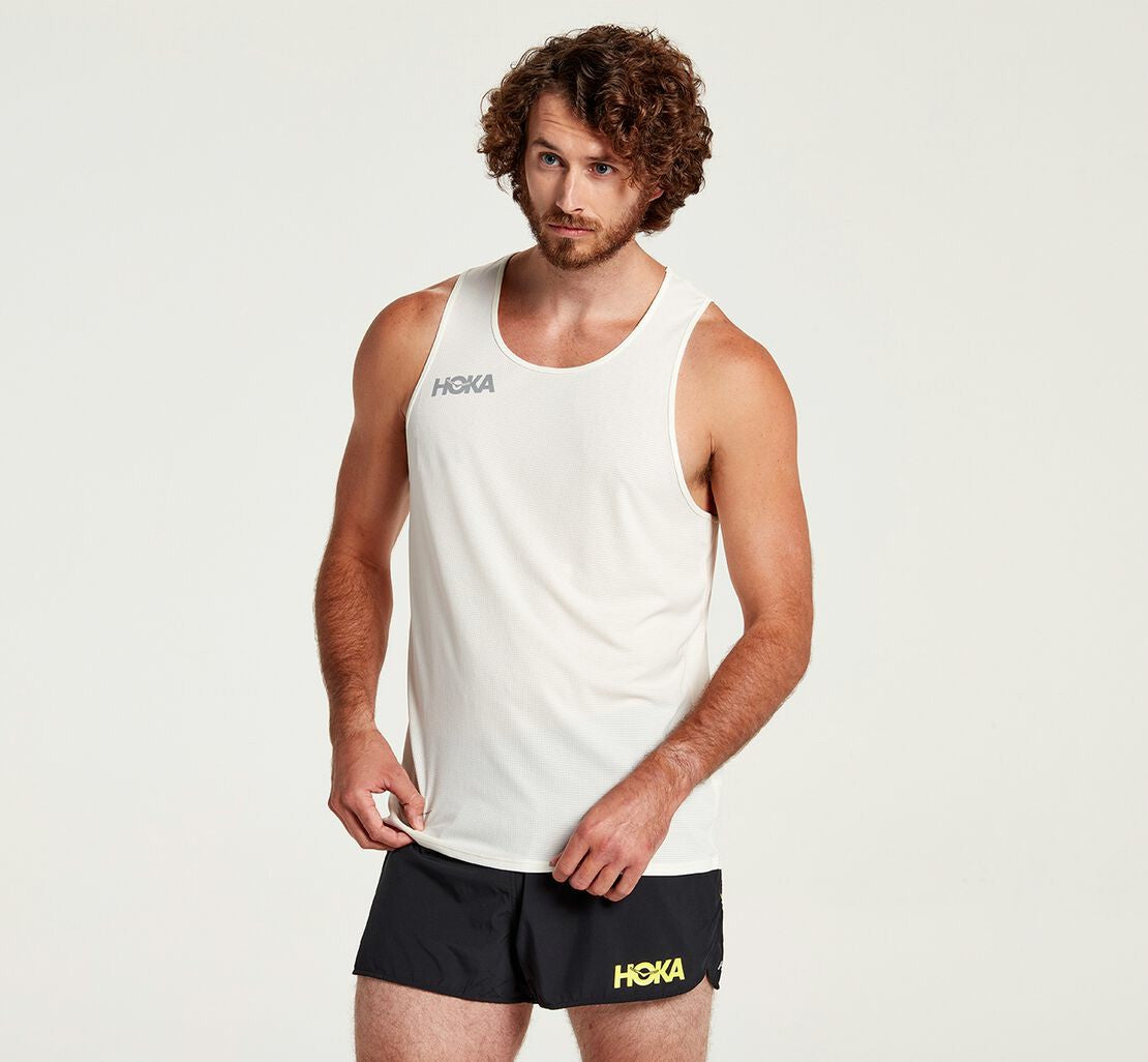 Men's Singlet White