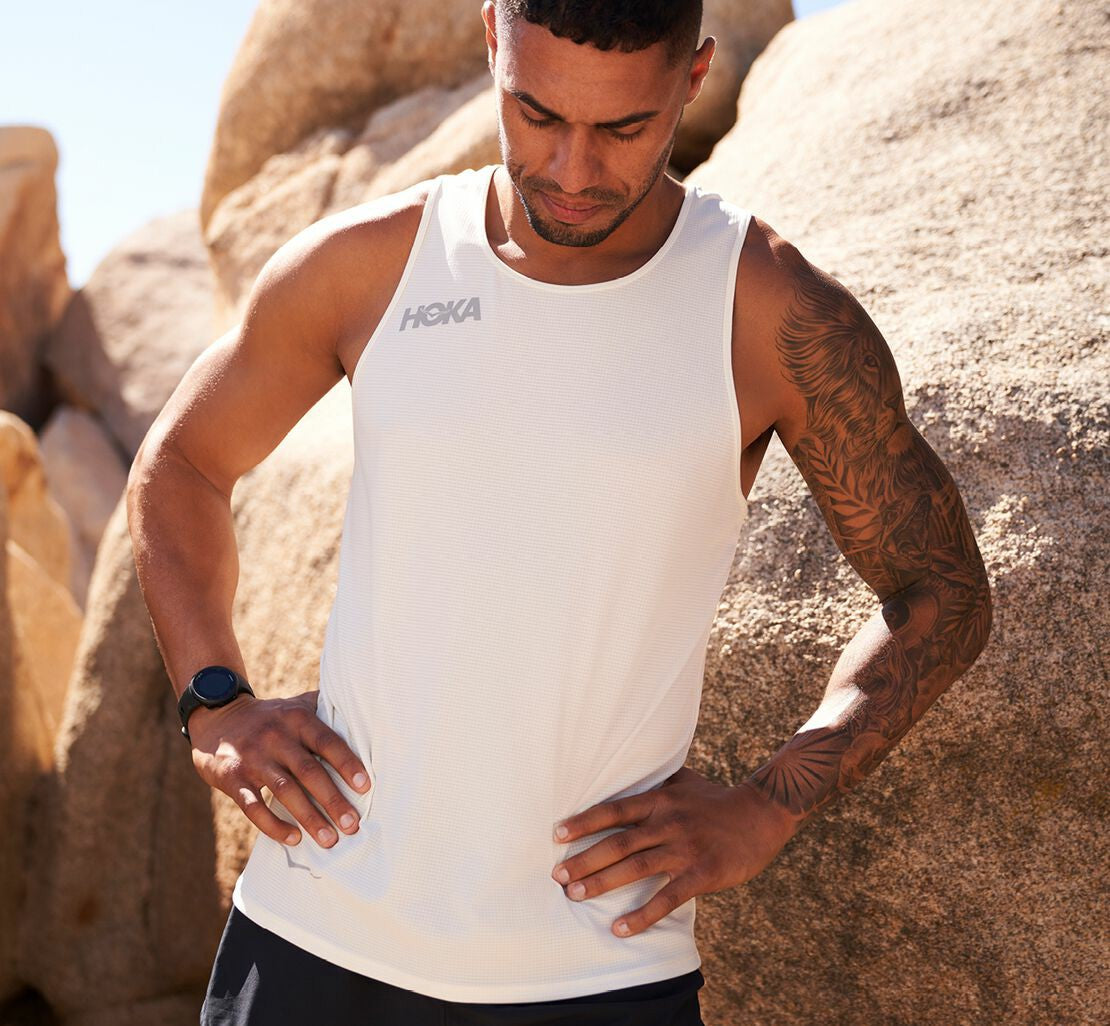 Men's Singlet White