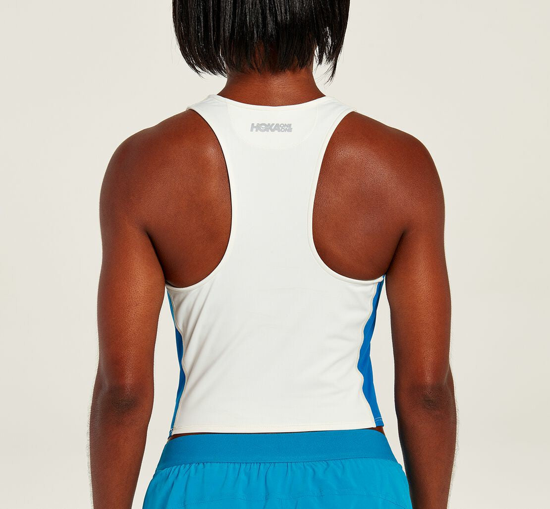 Women's Fitted Tank White