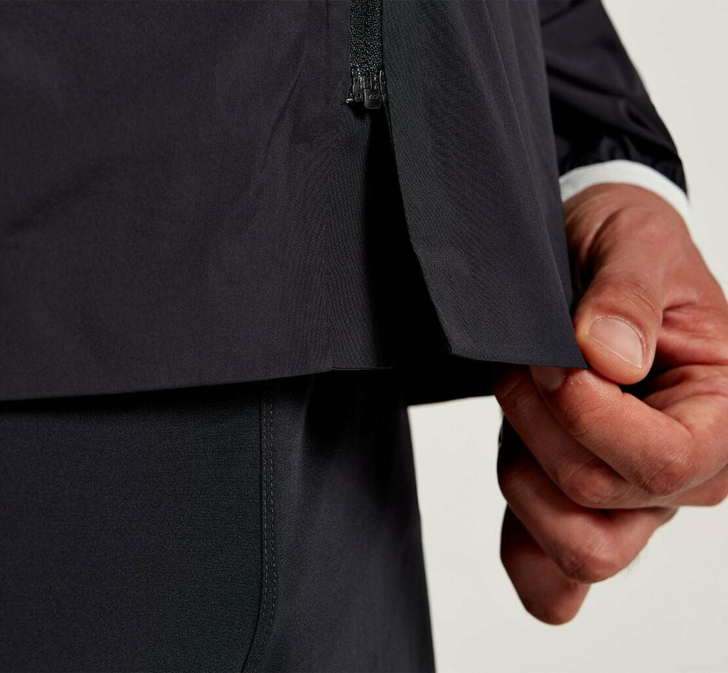 Men's Full-Zip Wind Jacket Black
