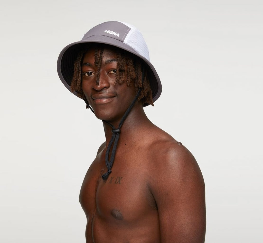 All Gender Adventure Hat Charcoal / White