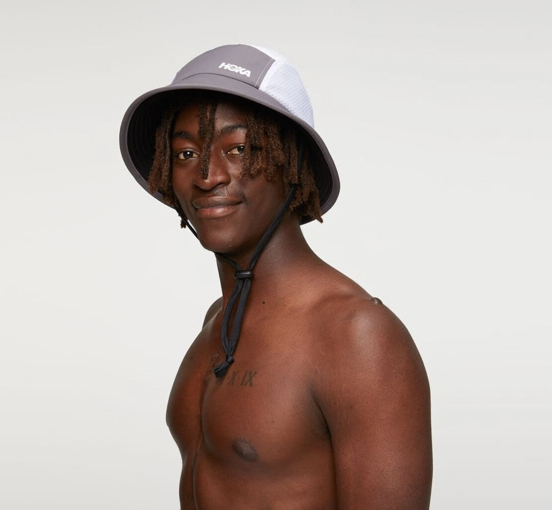All Gender Adventure Hat Charcoal / White