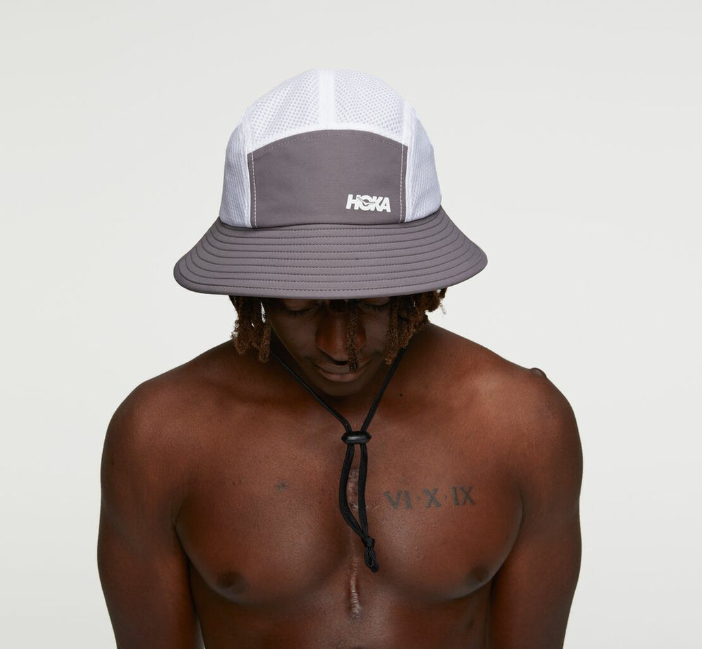 All Gender Adventure Hat Charcoal / White