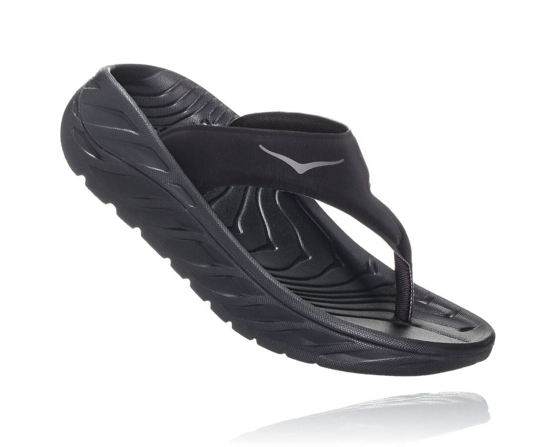 Women's ORA Recovery Flip Black / Dark Gull Gray