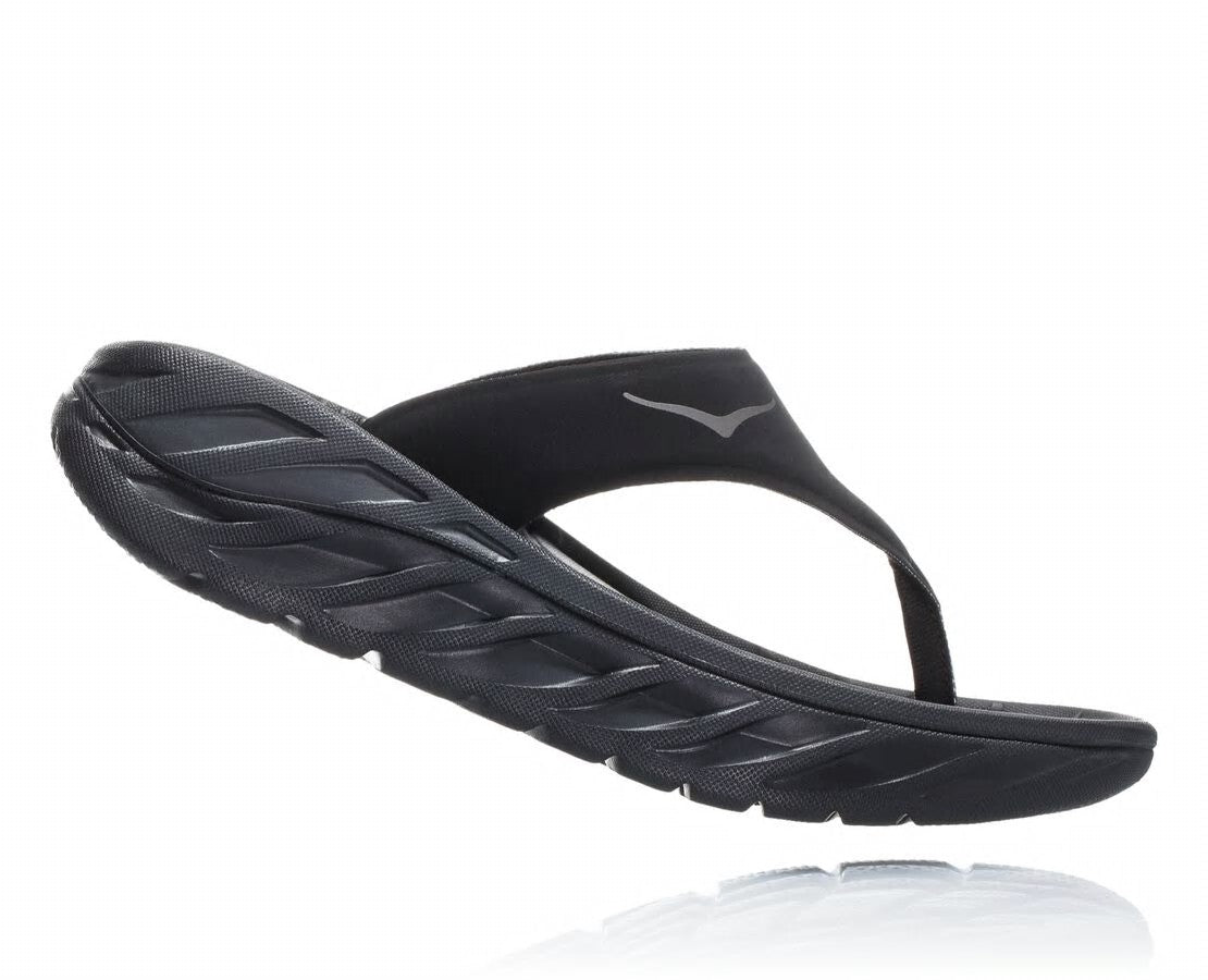 Women's ORA Recovery Flip Black / Dark Gull Gray