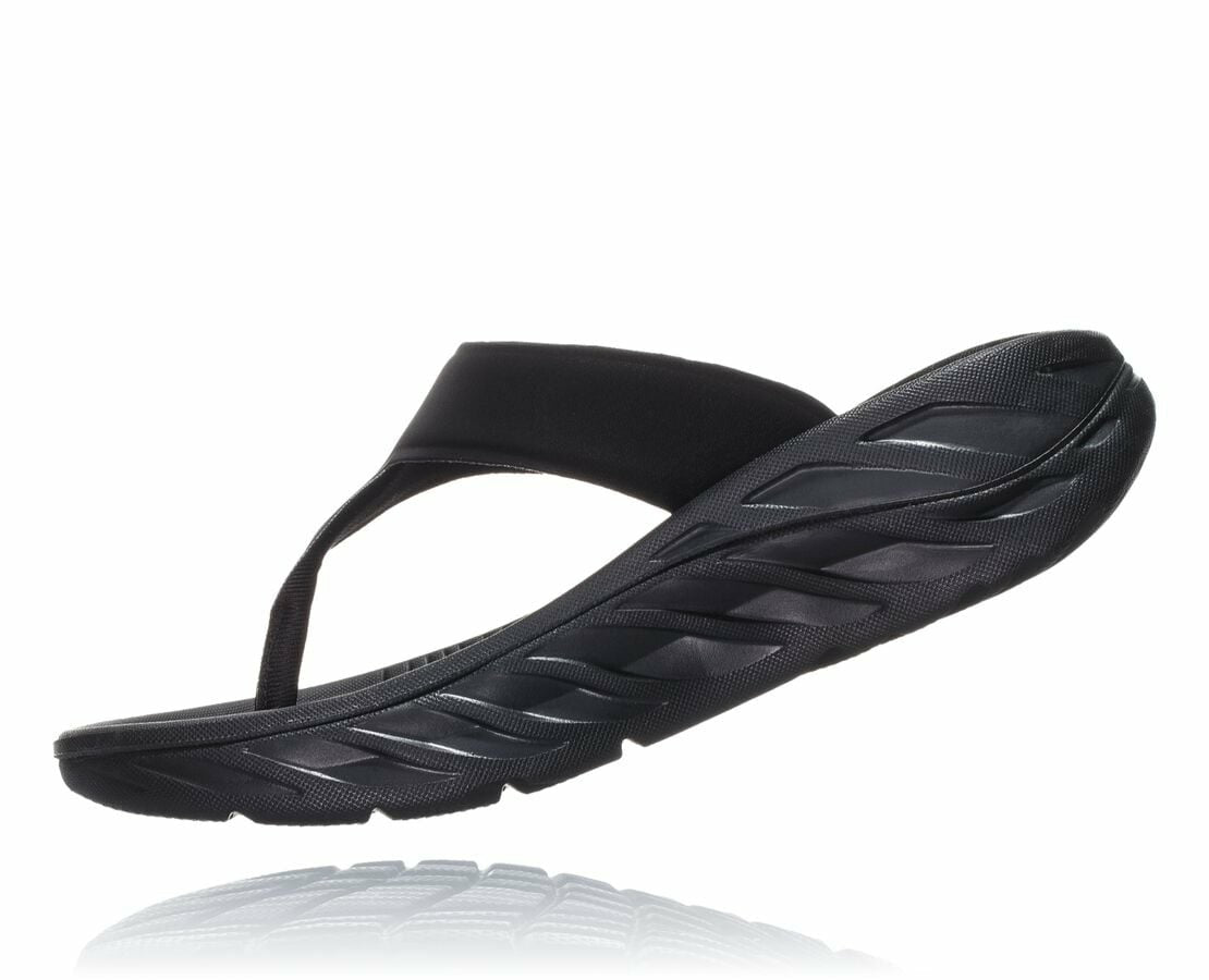 Women's ORA Recovery Flip Black / Dark Gull Gray