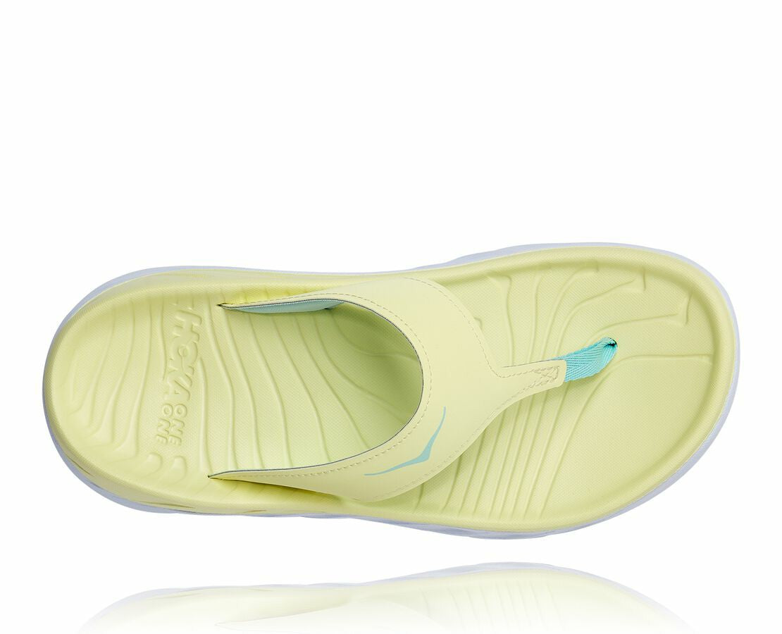 Women's ORA Recovery Flip Luminary Green / Blue Tint