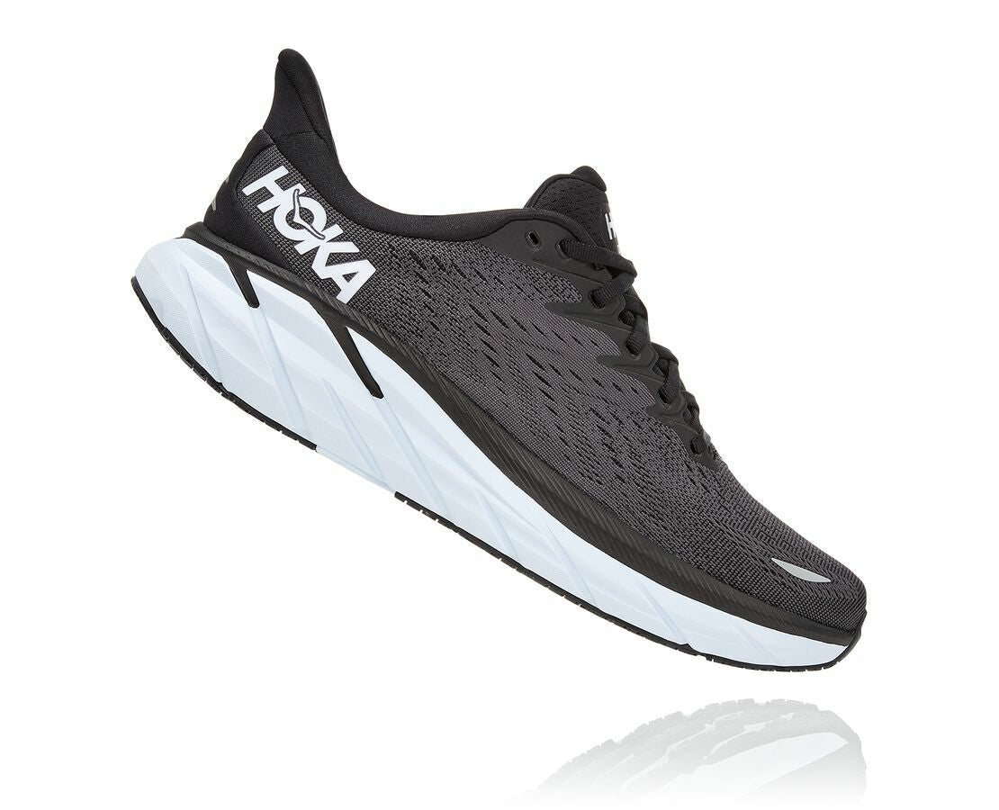 Men's Clifton 8 Black / White