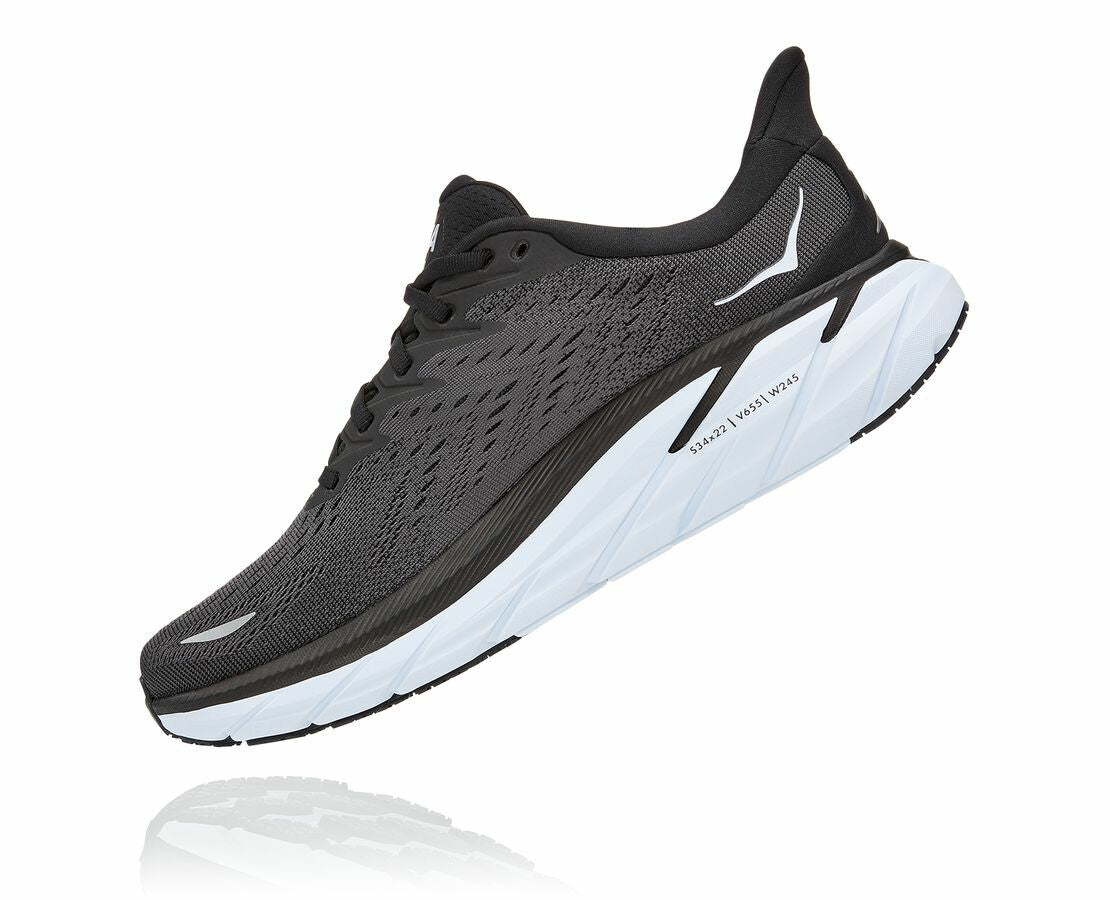 Men's Clifton 8 Black / White