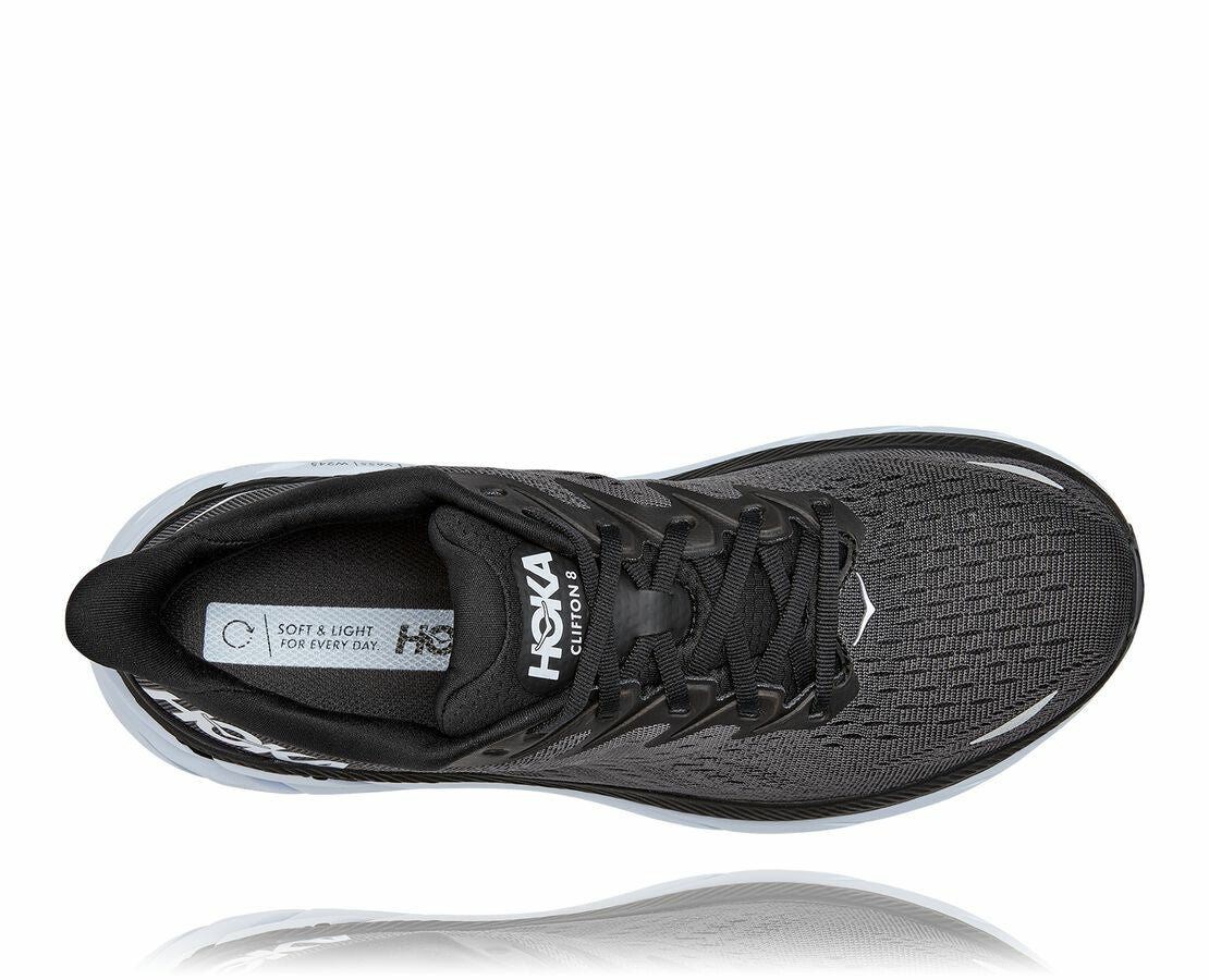 Men's Clifton 8 Black / White