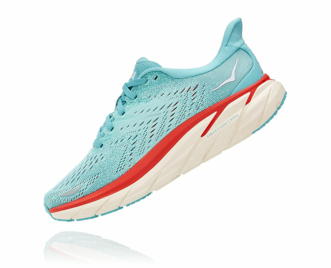 Women's Clifton 8 Aquarelle / Eggshell Blue