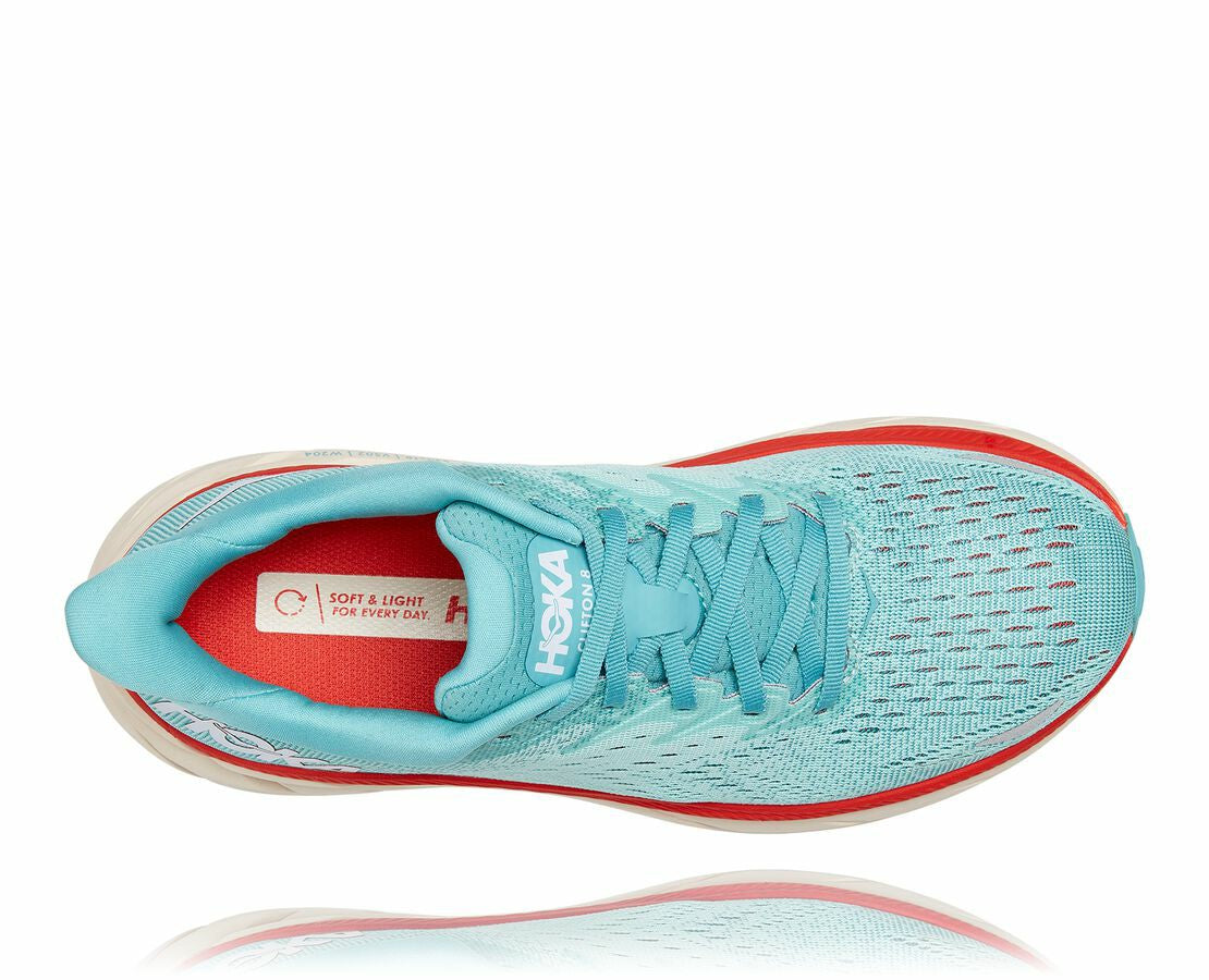 Women's Clifton 8 Aquarelle / Eggshell Blue