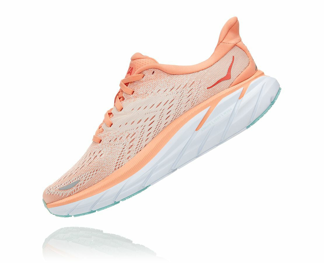 Women's Clifton 8 Cantaloupe / Silver Peony