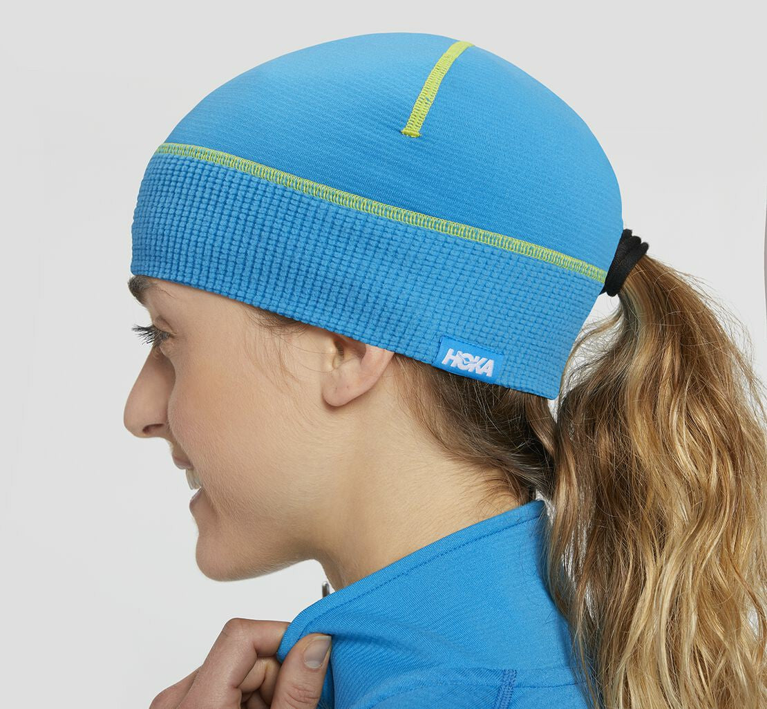 Women's Performance Beanie Diva Blue / Citrus