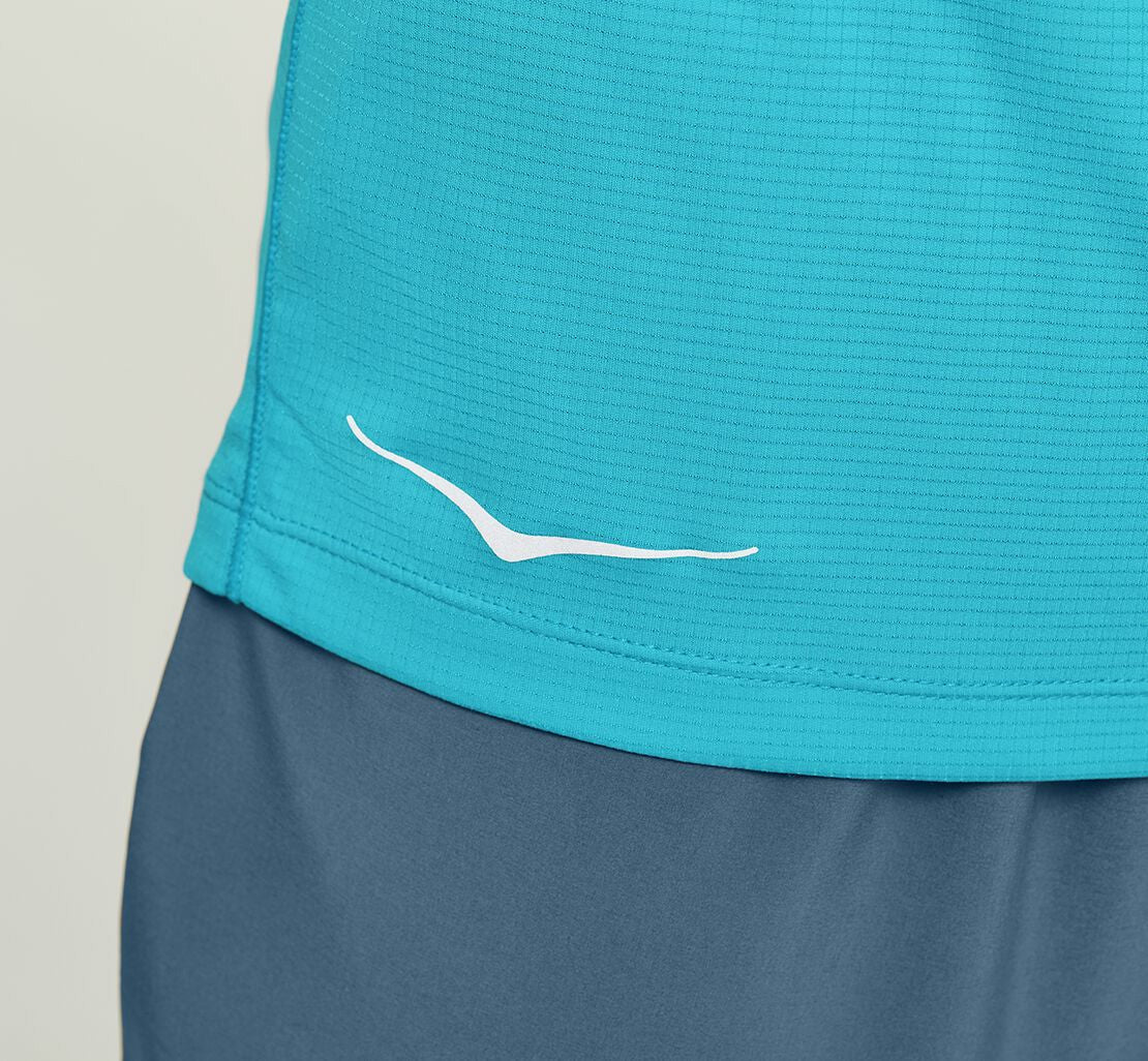 Men's Performance Short Sleeve Scuba Blue