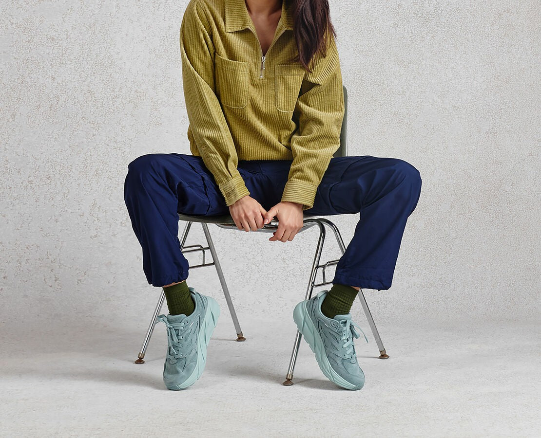 All Gender Clifton L Suede Grey Mist / Misty Blue