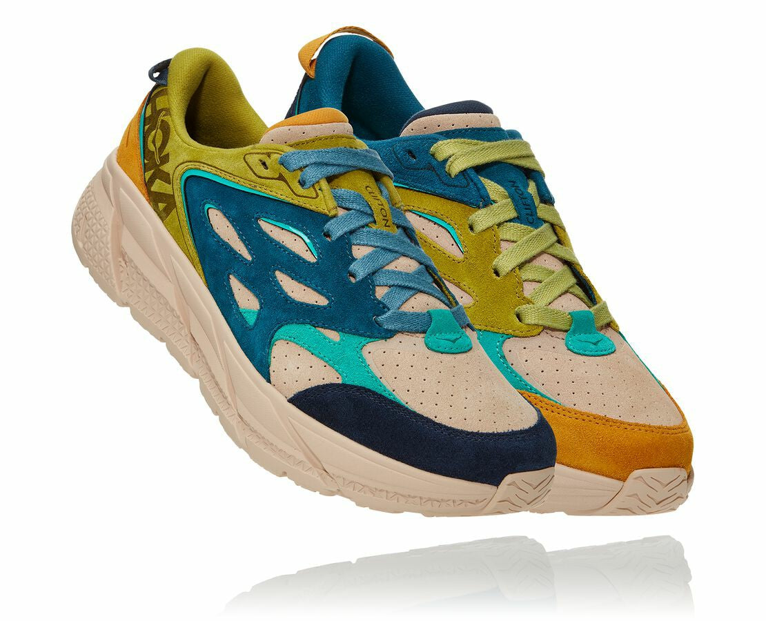 Unisex Clifton L Suede Multi / Shifting Sand