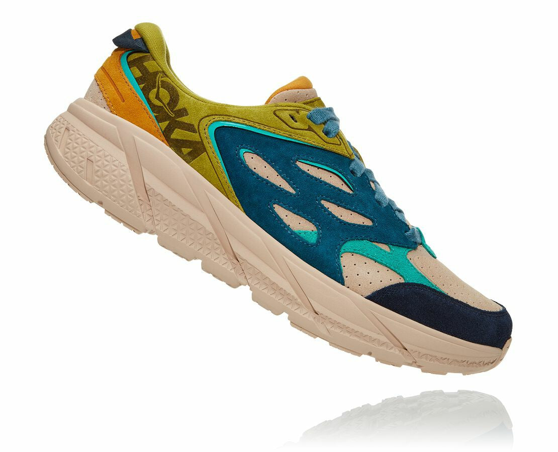 Unisex Clifton L Suede Multi / Shifting Sand