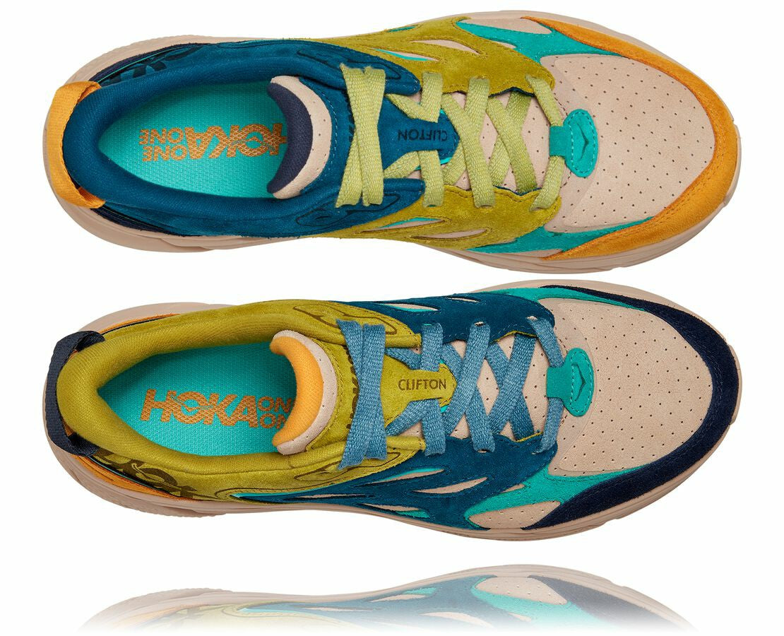 Unisex Clifton L Suede Multi / Shifting Sand
